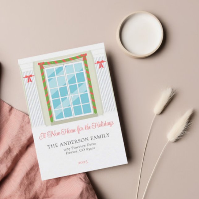 Cartão de Anúncio Móvel de Natal Elegante Simples (Criador carregado)