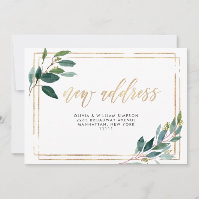 Cartão de Anúncio Móvel Minimalista (Frente)