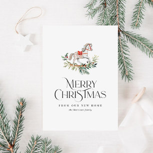 cartão de anúncio simples e moderno