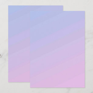 Cartão de Anúncios de Convites Planos de Cor Sólid