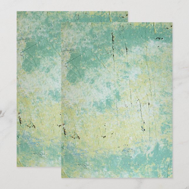 Cartão de Anúncios de Convites Planos de Cor Sólid (Frente/Verso)