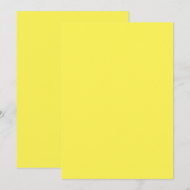 Cartão de Anúncios de Convites Simples de Cor Sóli (Frente/Verso)