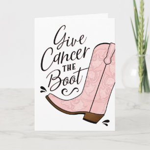 Cartão Dê ao Cancer o Cancer da mama de inicialização