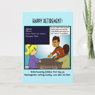 Cartão de Aposentação do Jardim do Infância