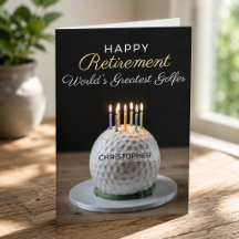 Cartão de Aposentadoria do Maior Golfista do Mundo