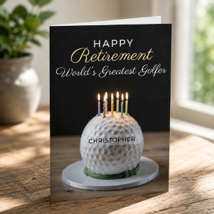 Cartão de Aposentadoria do Maior Golfista do Mundo