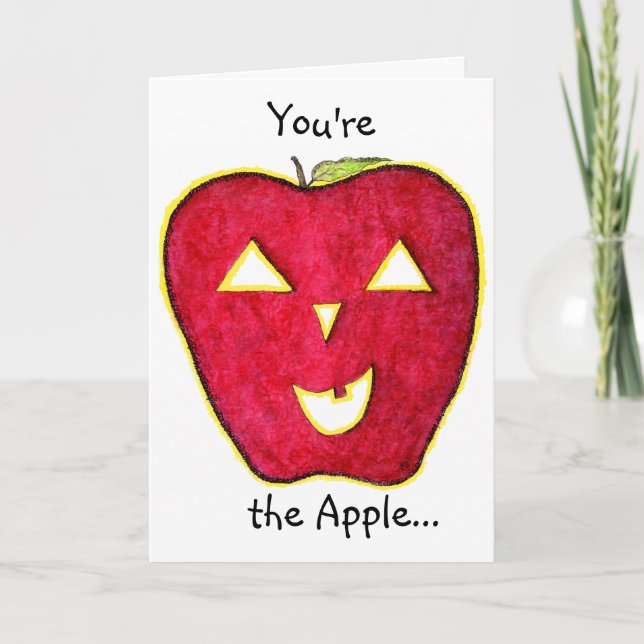 Cartão de AppleO'Lantern (Frente)