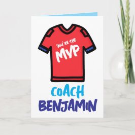 Cartão de Apreciação do Treinador, Cartões de agra