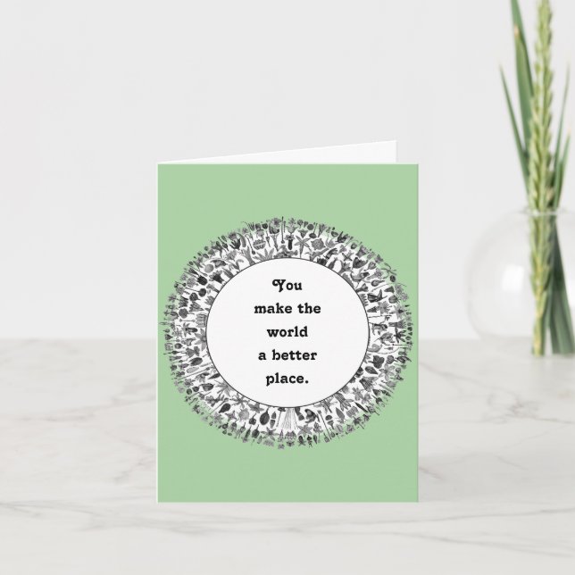 Cartão de Apreciação Voluntário (Frente)