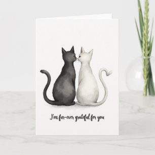 Cartão de Aquarela de Felino Amoroso