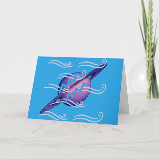 Cartão de Aquário (Frente)