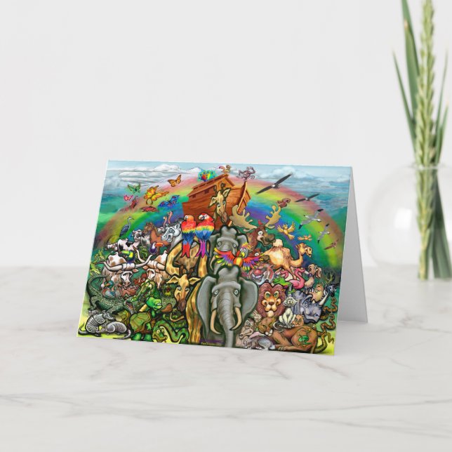 Cartão de Arca de Noah (Frente)