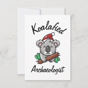 Cartão de Arqueólogo Koalafied