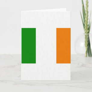 Cartão de Arte Abstrata Cores Irlandesas