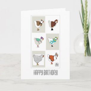 Cartão de Arte Alta (moda) de Aniversário