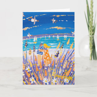 Cartão de Arte: Amor na praia