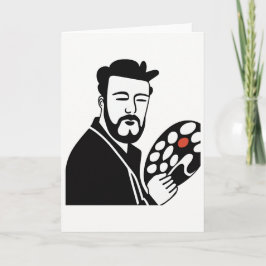 Cartão de Arte Artista