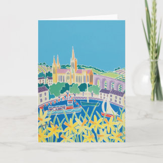 Cartão de Arte: Blue Sky Truro por Joanne Short