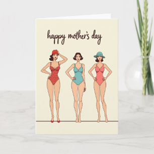 Cartão de Arte Charmoso para o Dia das Mães