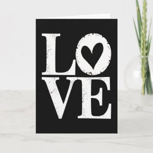 Cartão de Arte com Textura de Coração de Amor