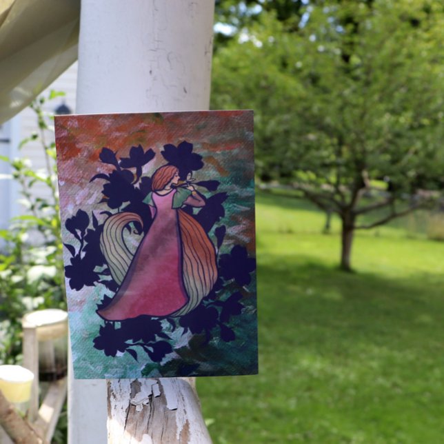 Cartão de Arte da Borboleta primavera Goddese (Criador carregado)