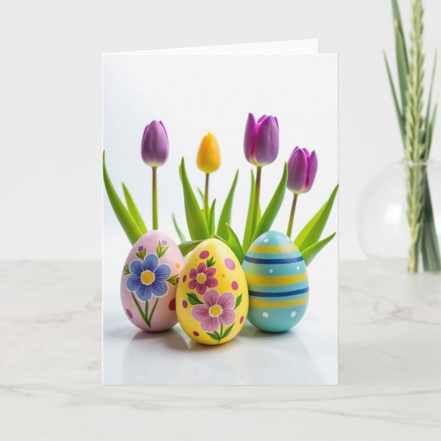 Cartão de Arte da Celebração da Primavera (Frente)