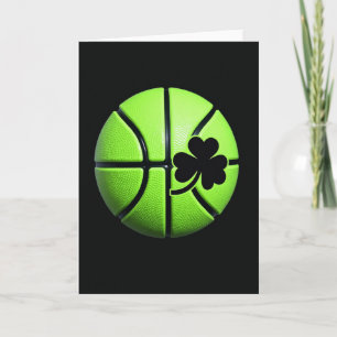 Cartão de Arte de Basquete Sortudo