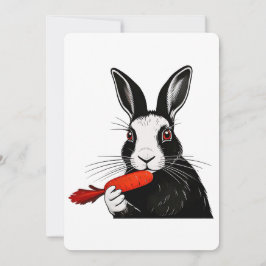 Cartão de Arte de Coelho