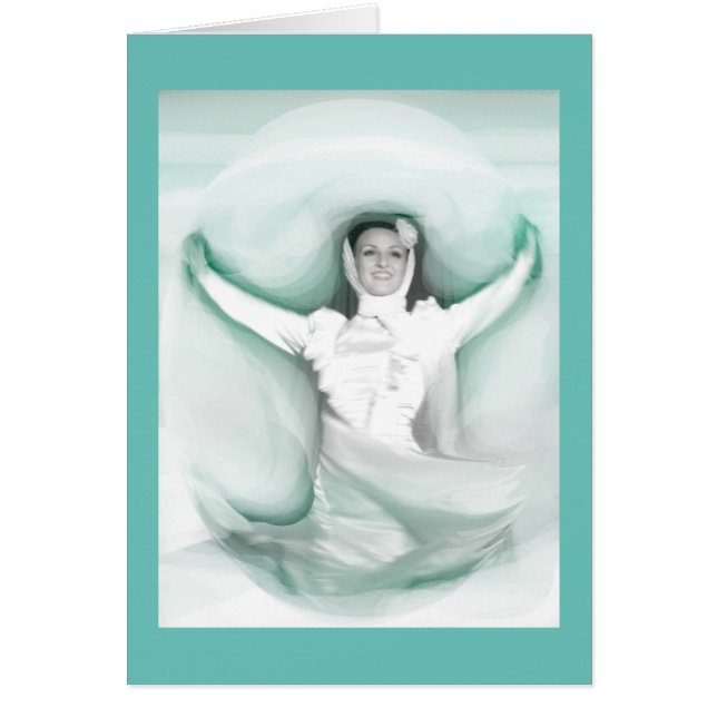 Cartão de arte de dançarina (Frente)