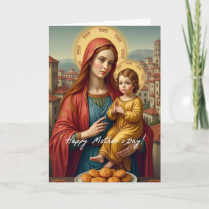Cartão de Arte do Dia das Mães Sereno