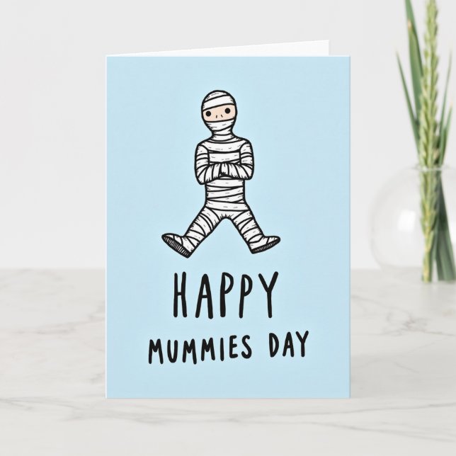 Cartão de Arte do Dia das Mamas Festivas (Frente)