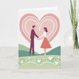 Cartão de Arte do Dia dos Namorados