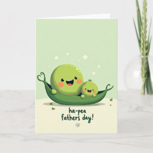 Cartão de Arte do Dia dos Pais Green Pod