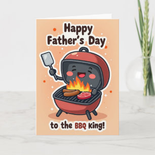 Cartão de Arte do Dia dos Pais Grill Master