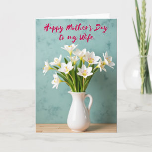 Cartão de Arte Floral Mãe Mais Doce