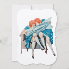 Cartão de arte francês de 1920