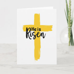 Cartão de Arte Gráfica Yellow Risen