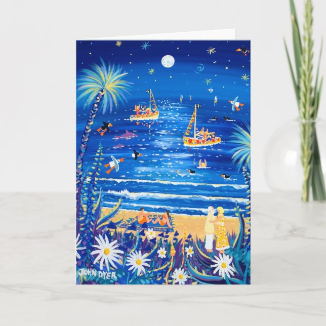 Cartão de Arte: Lua e Amor. (Frente)