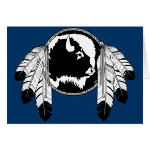 Cartão de Arte Nativo, Cartão de Arte de Vida Selv