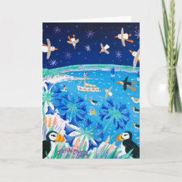Cartão de Arte: Scilly Puffins