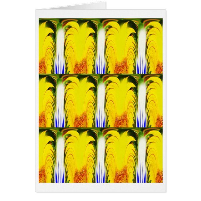 Cartão de arte tropical (Frente)