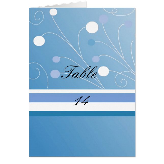 Cartão de Assento BlueTable (Frente)