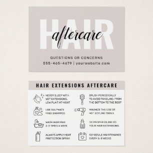 Cartão de Atenção às Extensões Simples Modern