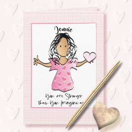 Cartão de atenção para ela