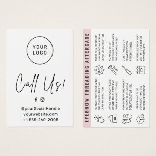 Cartão de Aterrissagem de Threading do Logotipo Pe