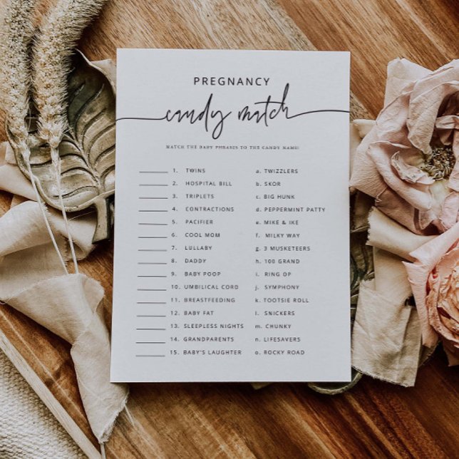 Cartão de Atividade de Chá de fraldas de Jogo da F (Criador carregado)