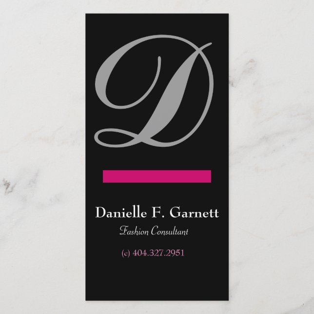 Cartão de autopromoção (Frente)