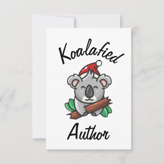 Cartão de Autor Koalafied (Frente)
