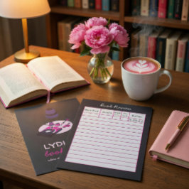 Cartão de Avaliação de Livro Personalizado de Disc