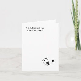 Cartão de ave individual, Cartão de aniversário